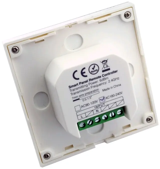 Avide LED Ταινία 12V RGB+W 4 Ζωνών RF Χωνευτό /AC180-240V/ Αφής 15.001.0370 2