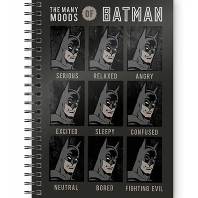SD Toys Τετράδιο DC COMICS - Batman Faces - A5 Spiral Notebook (SDTWRN24040)