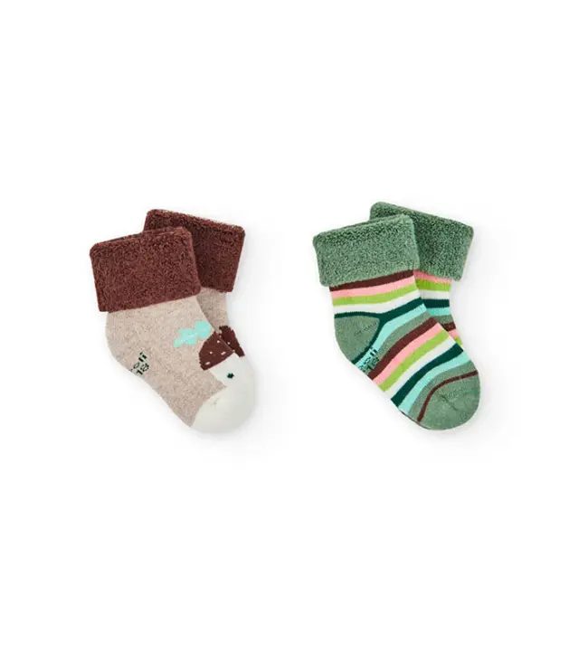 Boboli Σετ κάλτσες 3 ζευγάρια COZY WINTER - 19/21