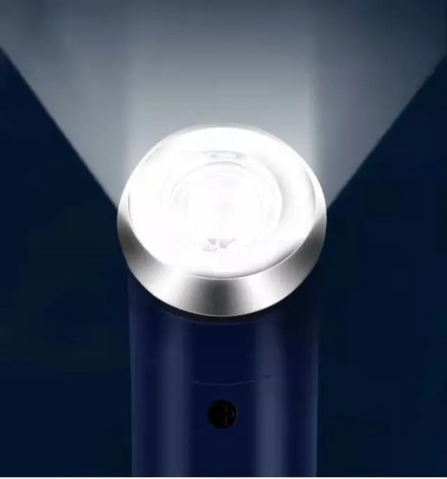 Αυτόματη ομπρέλα σπαστή με φακό LED - 10K - Tradesor - 585670 - Light Blue 2
