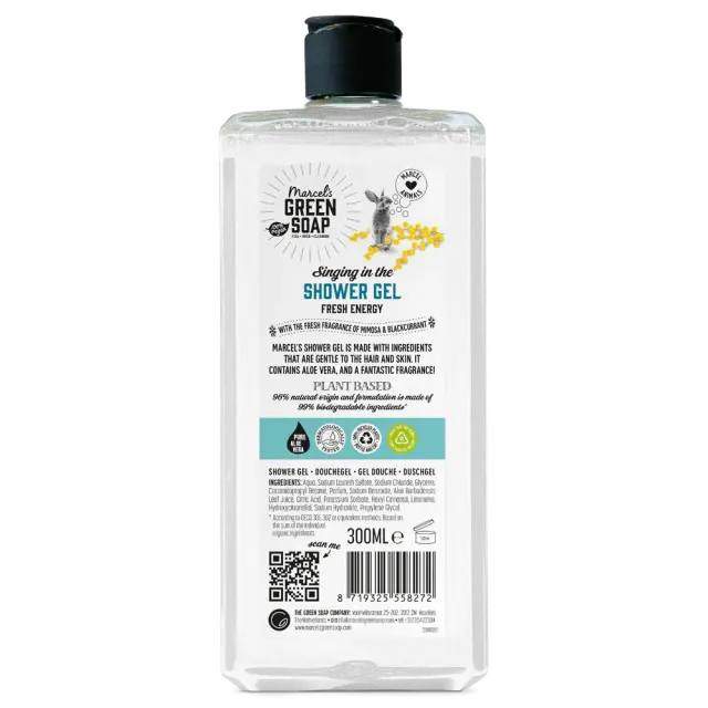Marcel’s Green Soap Αφρόλουτρο με Μιμόζα & Μαύρο Μούρο 300ml 2