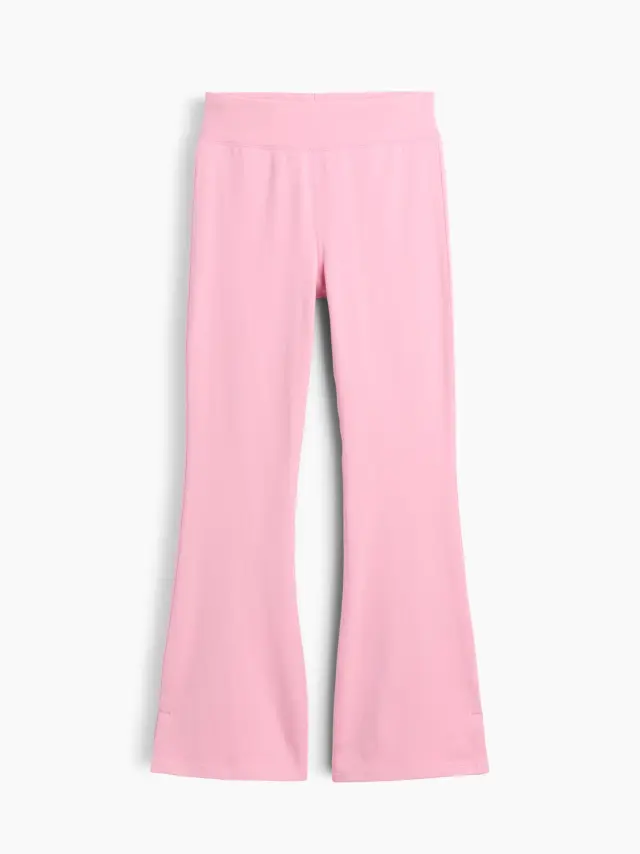 Παιδικό Κολάν Flare Γραμμής από Ελαστικό Ζέρσεΐ Forever pink