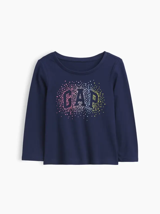 Νηπιακή babyGap Μπλούζα με Σχέδια New Navy