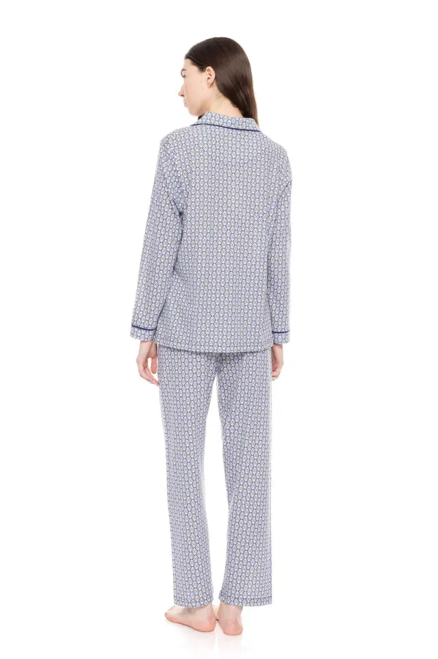 W1551 - Type - PYJAMA BUTTONED GEO LOVERS 3