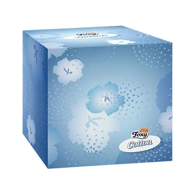 FOXY ΧΑΡΤΟΜΑΝΤΗΛΑ 60ΤΕΜ ΚΥΒΟΣ FACIAL COTTON