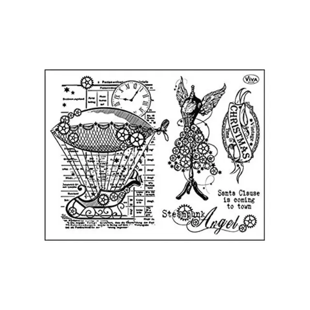 Σφραγίδα Viva Decor „Steampunk Angel“ 14 x 18 cm