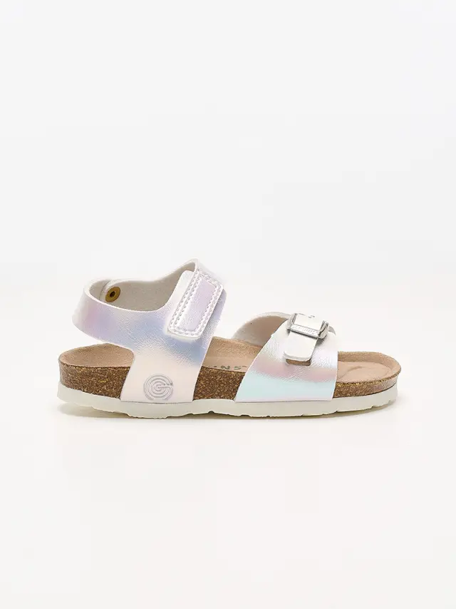 Genuins Πέδιλα Παιδικό HT Άσπρο GEN/MELOS SHINY IRIDESCENT 3