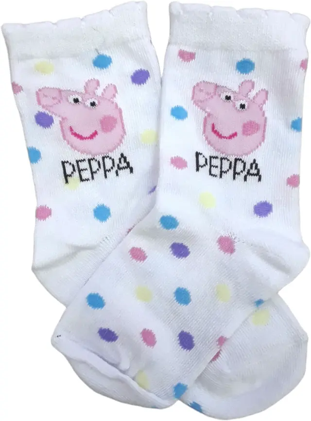 Παιδικές Κάλτσες Peppa White Poua 7120341 - 23-26 3
