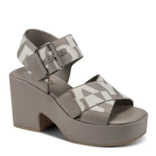Γυναικεία Πέδιλα DKNY Makario K2677443-Mink/Natural Πούρο - 38 2