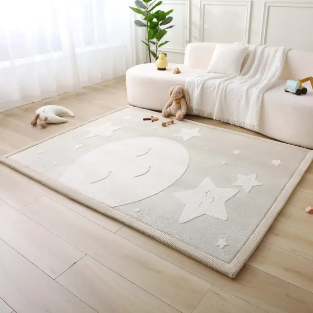 Hakuna Matte Cloudsoft Χαλί 3D "Φεγγάρι και Αστέρια" (200 x 150 x 2.5 εκ.) 575961 3