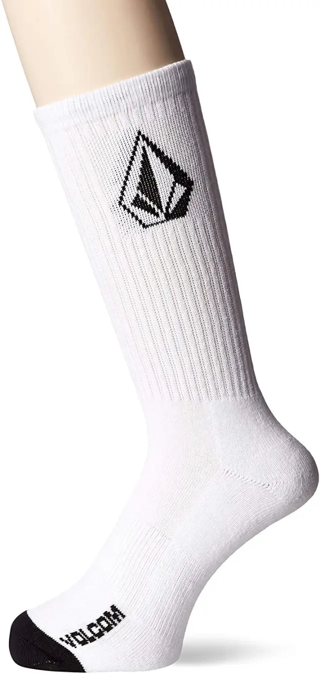 VOLCOM FULL STONE SOCK 3PK ΑΝΔΡΙΚΕΣ ΚΑΛΤΣΕΣ WHITE 2