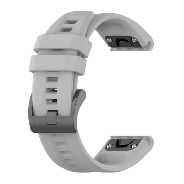 Λουράκι Σιλικόνης Silicone Strap Για Garmin Fenix 5/6/6 Pro/7/8/9 (47mm) - Γκρι (Series 7 Look) OEM
