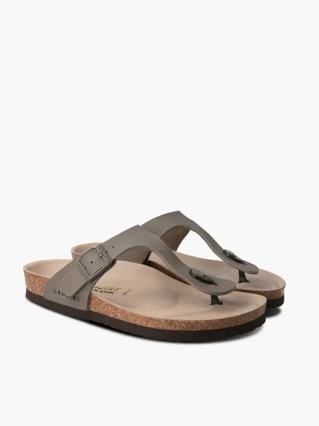 Genuins Πέδιλα Unisex HT Γκρί GEN/ROSAS VEGAN STONE 2