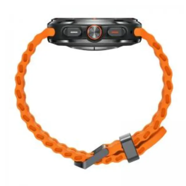 Samsung Galaxy Watch Ultra (L705 2025) LTE 47mm (Region East) 64GB (2GB Ram) Titan Gray Case με Orange Band EU 3