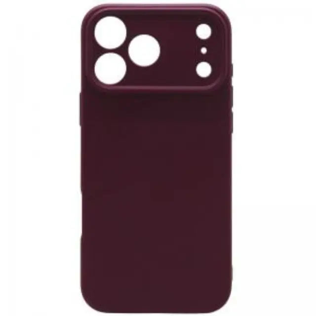 Θήκη Soft TPU inos Apple iPhone 18 Pro Max 5G S-Cover Μπορντώ N71851 3