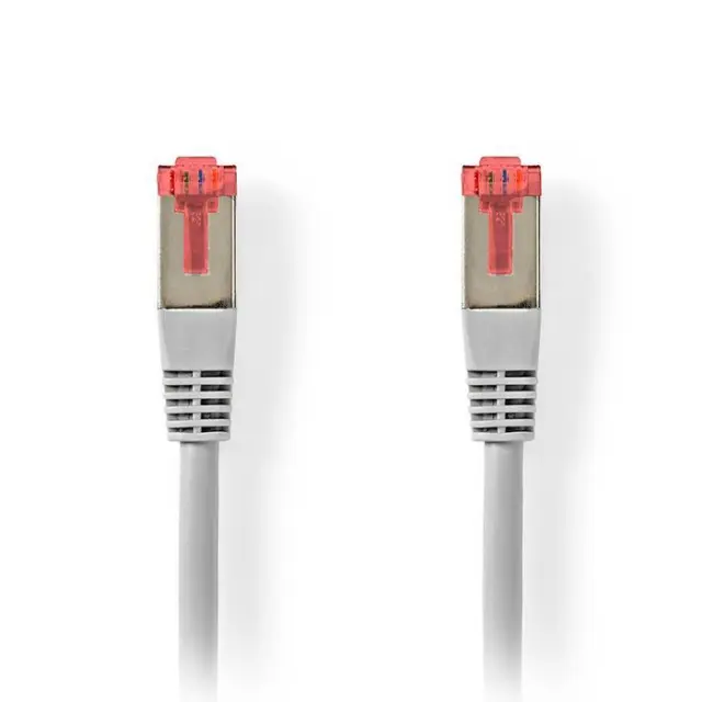NEDIS CCGL85220GY200 ΚΑΛΩΔΙΟ ΔΙΚΤΥΟΥ ΜΗΚΟΥΣ CAT 6 S/FTP 20m ΓΚΡΙ 2
