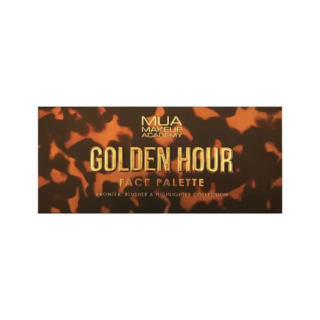 MUA Face Palette Golden Hour Παλέτα Προσώπου 15g 2