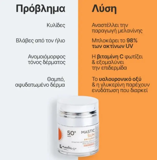 MASTIC SPA ANTISPOT FACE CREAM SPF50+ 50ML 2
