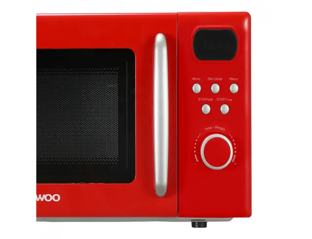 Φούρνος μικροκυμάτων Daewoo KOR-6S2BR-2 με χωρητικότητα 20L και ισχύ 700W - RedKOR-6S2BR-2 2