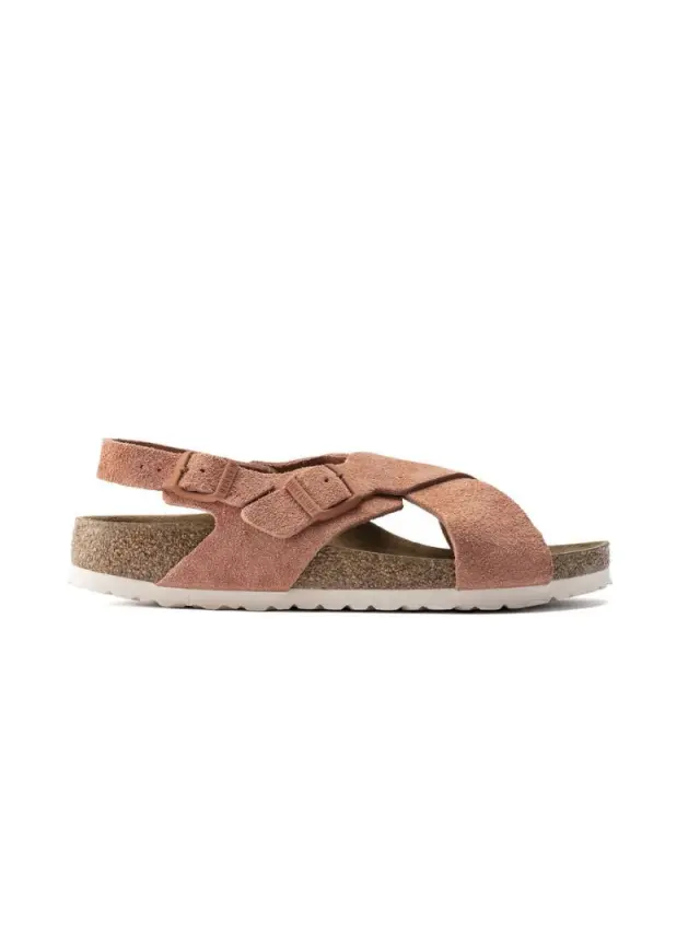Birkenstock Πέδιλα Γυναικείο δέρμα suede Ροζ BIR/TULUM SOFT 1022562 E/RED 3