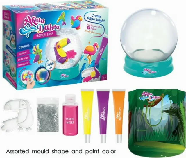 Aqua Dabra mini Ενυδρείο Τροπικά Πουλιά για Παιδιά 3+ Ετών 8τμχ 2