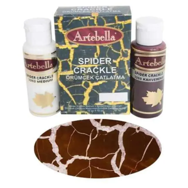 Artebella Σετ Κρακελέ Spider Chocolate - 70 & 70ml