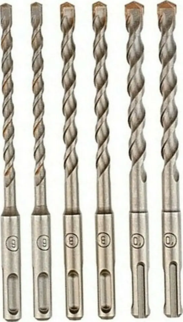 Dewalt Σετ 6 Τρυπάνια Καρβιδίου με SDS Plus Στέλεχος για Δομικά Υλικά DT60302 3