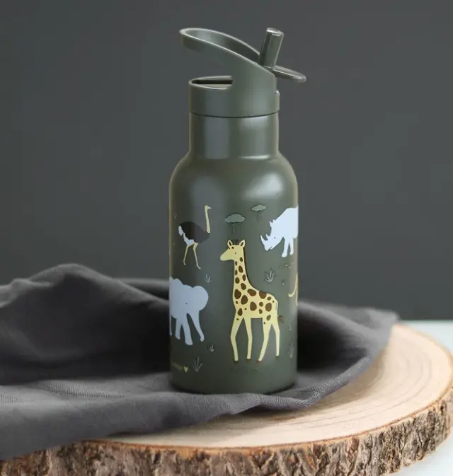 A Little Lovely Company Ανοξείδωτο Παγούρι Θερμός 350ml - Savanna DBSSSA60 3