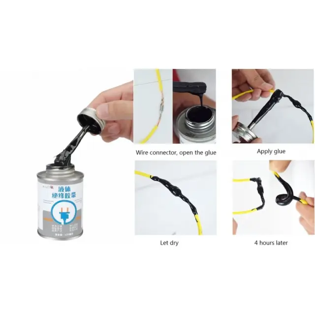 ΣΤΕΓΑΝΩΤΙΚΗ ΚΟΛΛΑ ΚΑΛΩΔΙΩΝ 125ml LE-03358