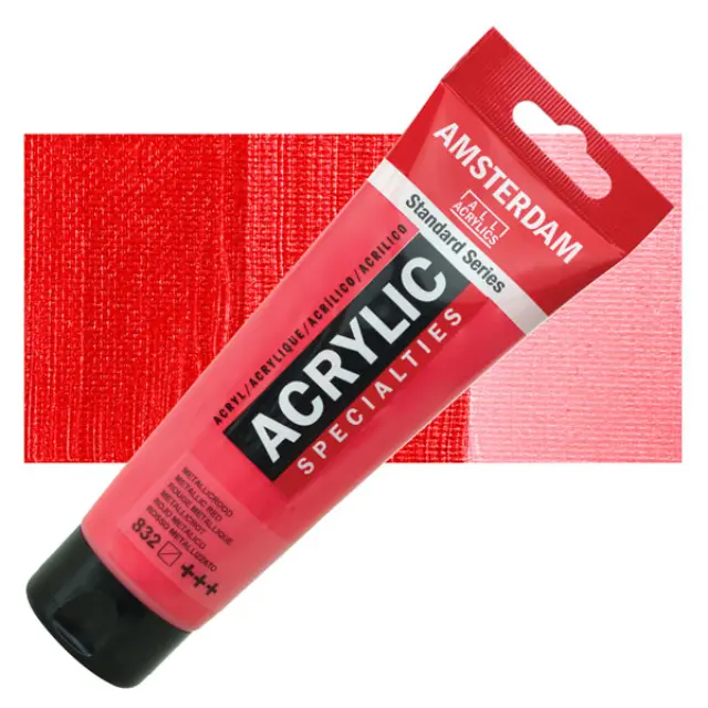 Ακρυλικό Talens Amsterdam 832 Metallic Red- 120ml