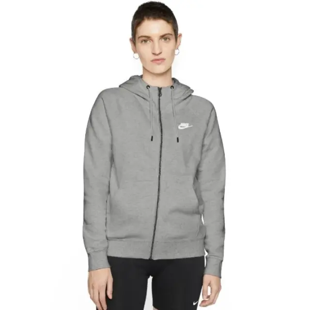 Nike Sportswear Essential Full-Zip Hoodie (BV4122-063) - Γκρί - XL