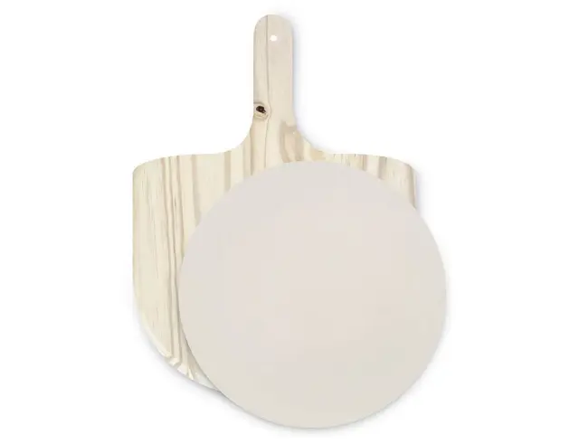 Σετ Επιφάνεια Κοπής και Ψησίματος Πίτσας Excellent Houseware από Ξύλο Πεύκου με διαστάσεις 49x36x1cm - 2 τεμάχια 404000530 3