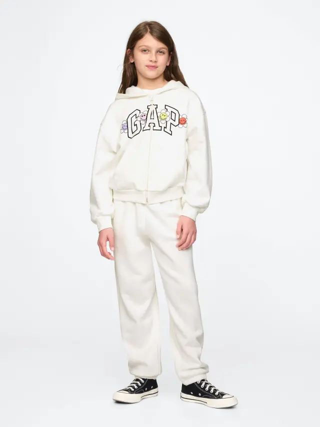 Παιδικό VintageSoft Logo Jogger Παντελόνι Φόρμα New off white - S