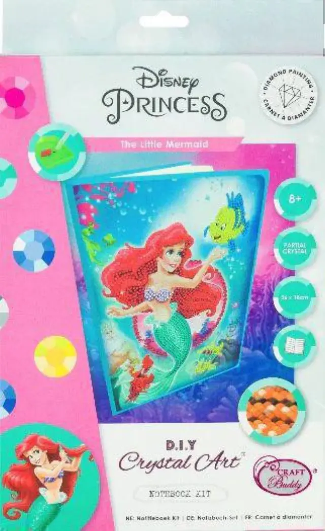 Craft Buddy Notebook Crystal Art The Little Mermaid 2