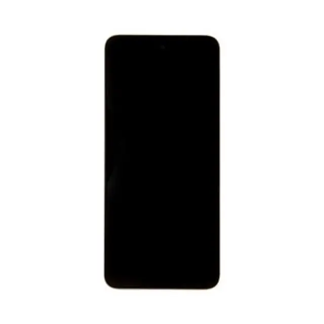 Motorola G13 LCD Display + Touch Unit + Front Cover Black (Service Pack)
