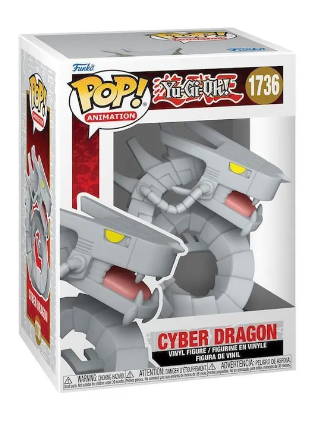 Funko POP! Animation: Yu-Gi-Oh! - Cyber Dragon #1736 Vinyl Figure 2