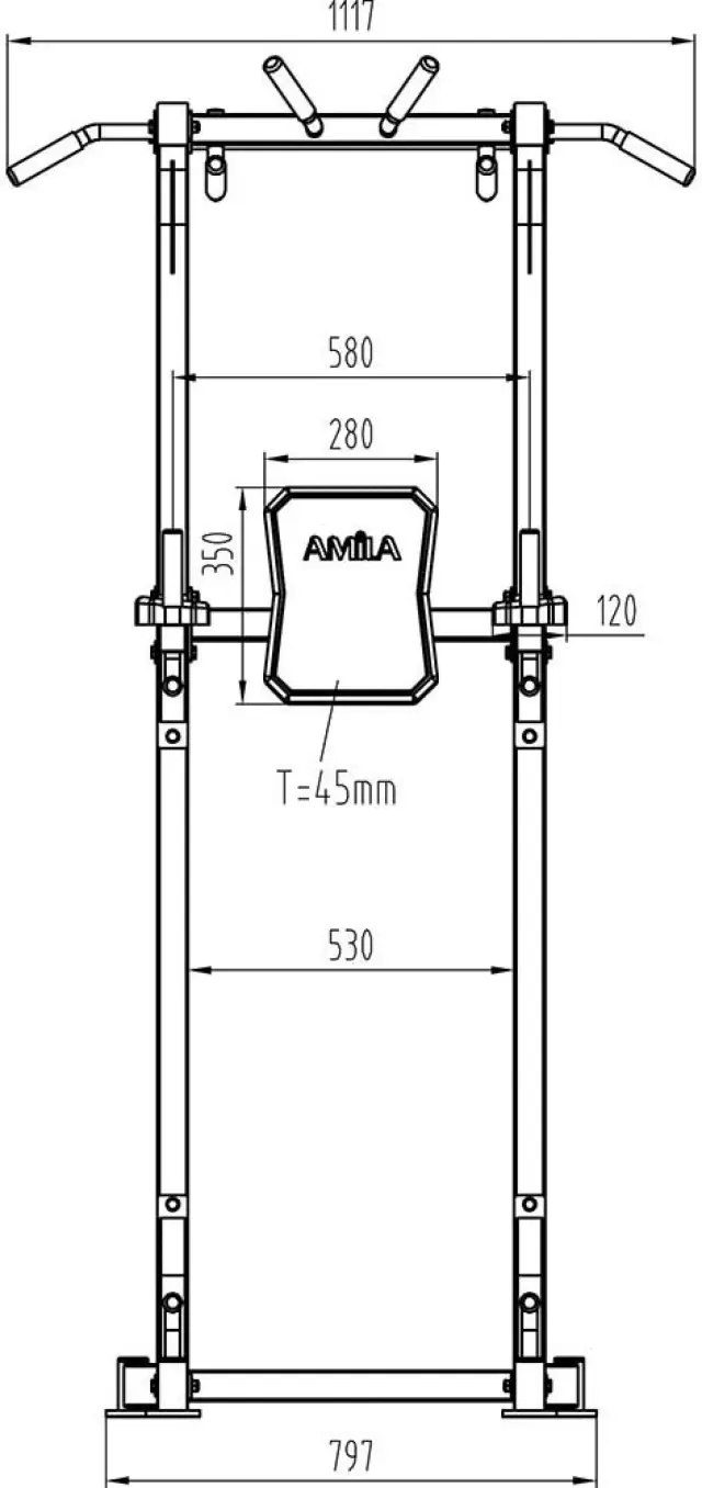 Μηχάνημα Μονόζυγο/Δίζυγο AMILA Power Tower (44274) 3