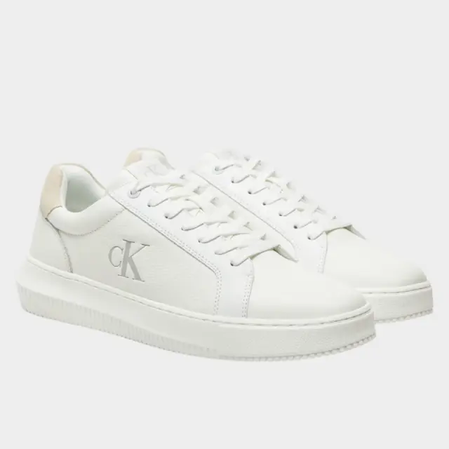 Calvin Klein - Ανδρικά Chunky Sneakers YM0YM01253-0LD Λευκό - 46 2