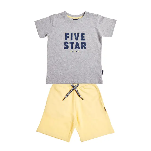 Σετ 3τμχ μπλούζα και βερμούδα Five Star 3