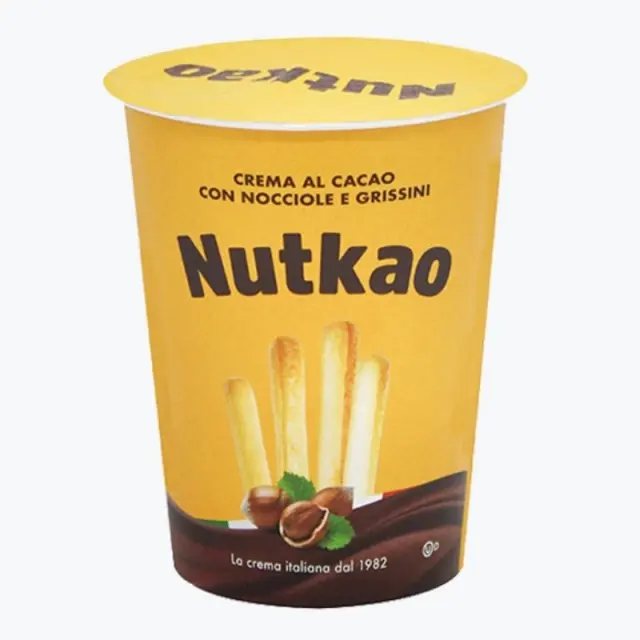 NUTKAO Σνακ Κρέμα κακάο φουντουκιού και κριτσίνια. 52gr