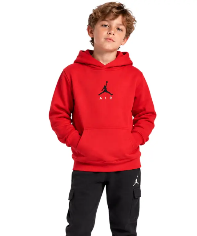 Jordan - Παιδική Μπλούζα Φούτερ Brooklyn 95G313-U10 Κόκκινο
