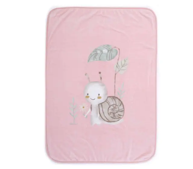 ΒΡΕΦΙΚΗ ΚΟΥΒΕΡΤΑ ΑΓΚΑΛΙΑΣ CUTE SNAIL 75X100 NEF-NEF HOMEWARE 3