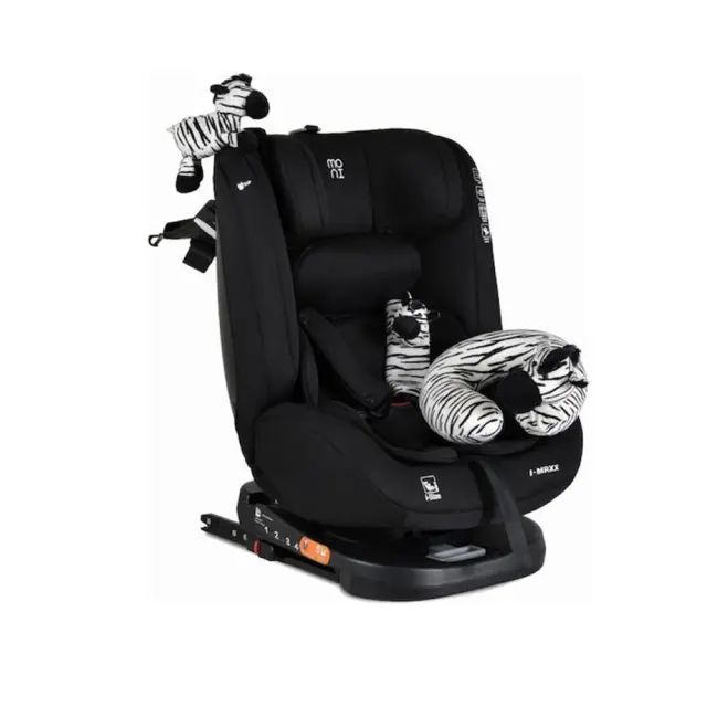 Moni I-maxx Καθισματάκι Αυτοκινήτου i-Size με Isofix Midnight Black 3801005153312