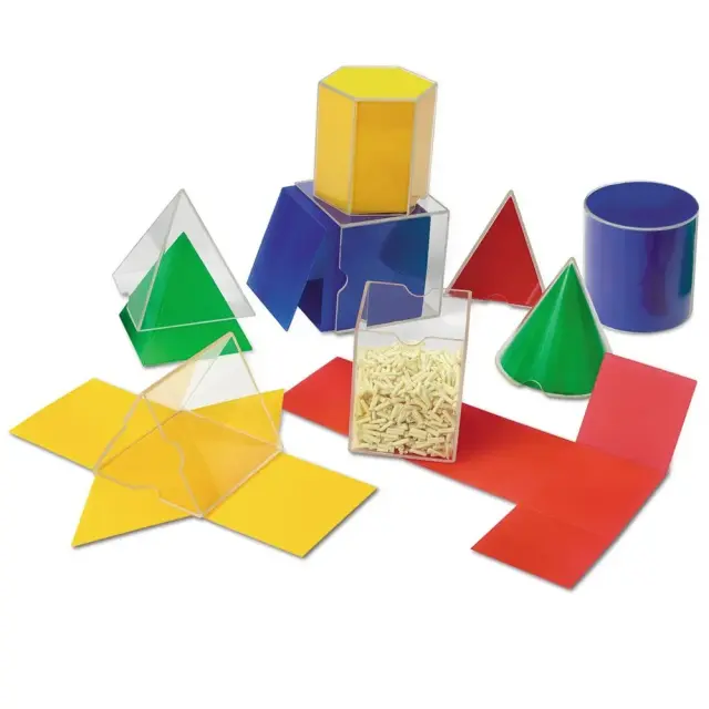 Learning Resources Εκπαιδευτικός Εξοπλισμός 8 Πτυσσόμενα Γεωμετρικά Σχήματα για 7+ ετών LER 0921