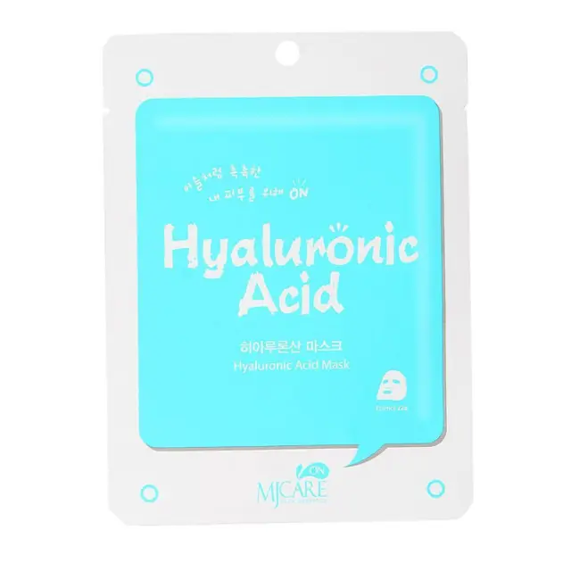 MJCare Hyaluronic Acid Sheet Mask 22gr, Υφασμάτινη Μάσκα με Υαλουρονικό Οξύ για Ενυδάτωση & Ελαστικότητα