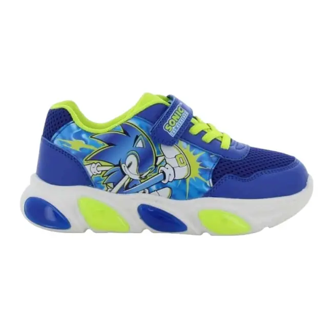 Modum Παιδικά Sneakers Sonic με Σκρατς και Φωτάκια Μπλέ