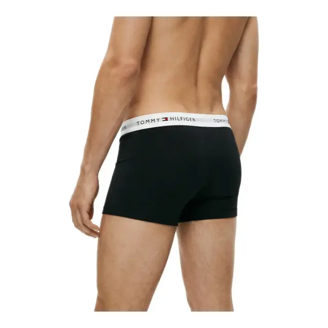 Tommy Hilfiger Ανδρικό Boxer Low Rise Trunk - Τριπλό Πακέτο, Χρώμα Μαύρο-Μαύρο-Μαύρο 3