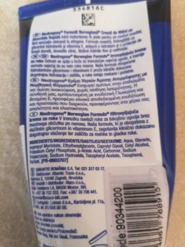 Neutrogena Fast Absorbing Ενυδατική Κρέμα Χεριών 75ml 2