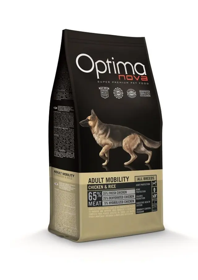Optima Nova Adult Mobility Chicken & Rice Ξηρά Τροφή Σκύλου με Κοτόπουλο & Ρύζι 2kg 2
