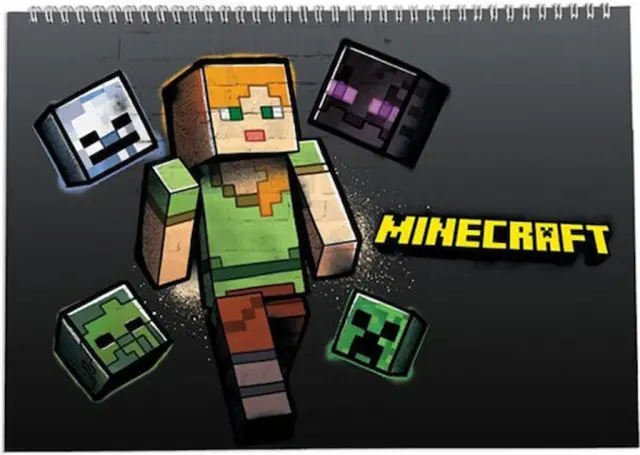 Μπλοκ Ζωγραφικής Α4 Minecraft -2 Σχέδια-1Τμχ / 26818 (Graffiti)
